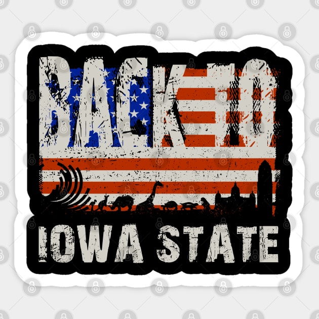 iowa Sticker by VizRad